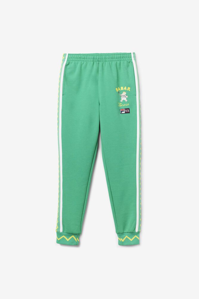 Fila X Rb Babar Evertt Jogger Pants Green - Mens - 43705KIUS